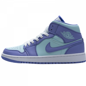 Air Jordan 1 Mid 'PURPLE AQUA BLUE'